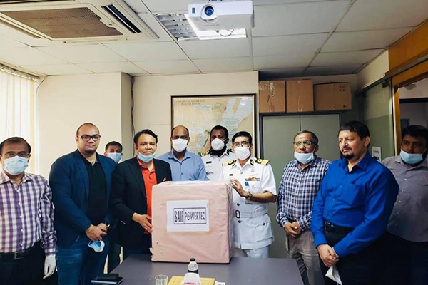 Saif Powertec Ltd. donates medical PPE items for the players and peoples related to the sports.
