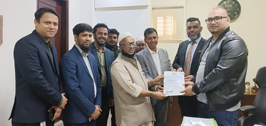 The compliance certificate was handed over to the board of directors (Director Group EHS-Rubya Chowdhury).        